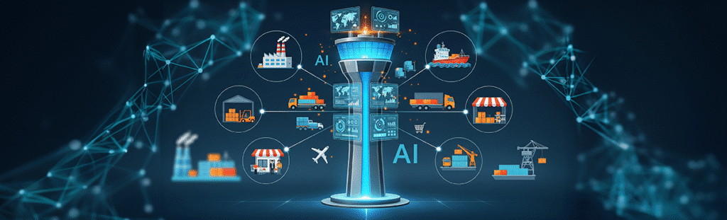 AI-Driven Control Towers: Automating Response to Anomalies and Risks