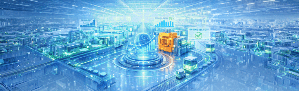 Semiconductor Manufacturing: Maximizing Fab Capacity Through Bottleneck Optimization and Strategic Production Planning